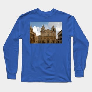 St Paul's Cathedral, Mdina Long Sleeve T-Shirt